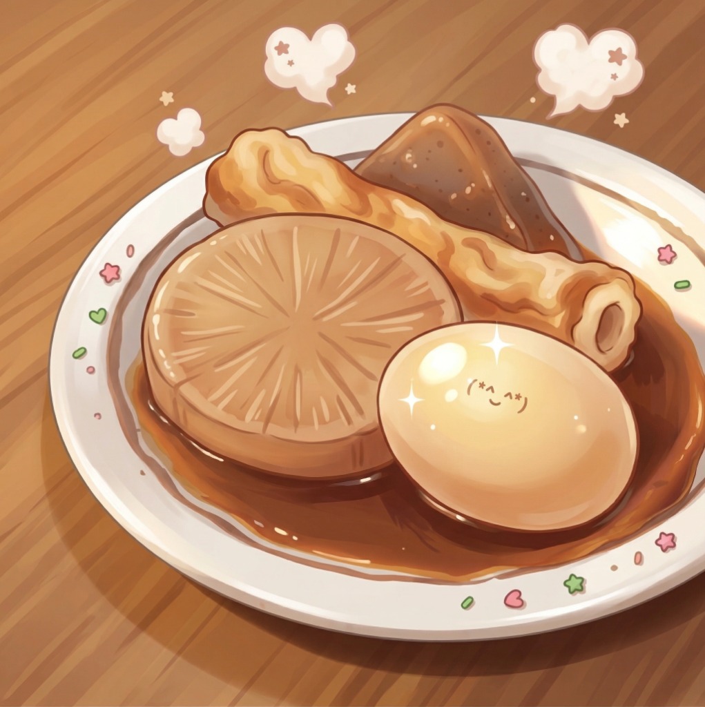 AIが描いたおでん