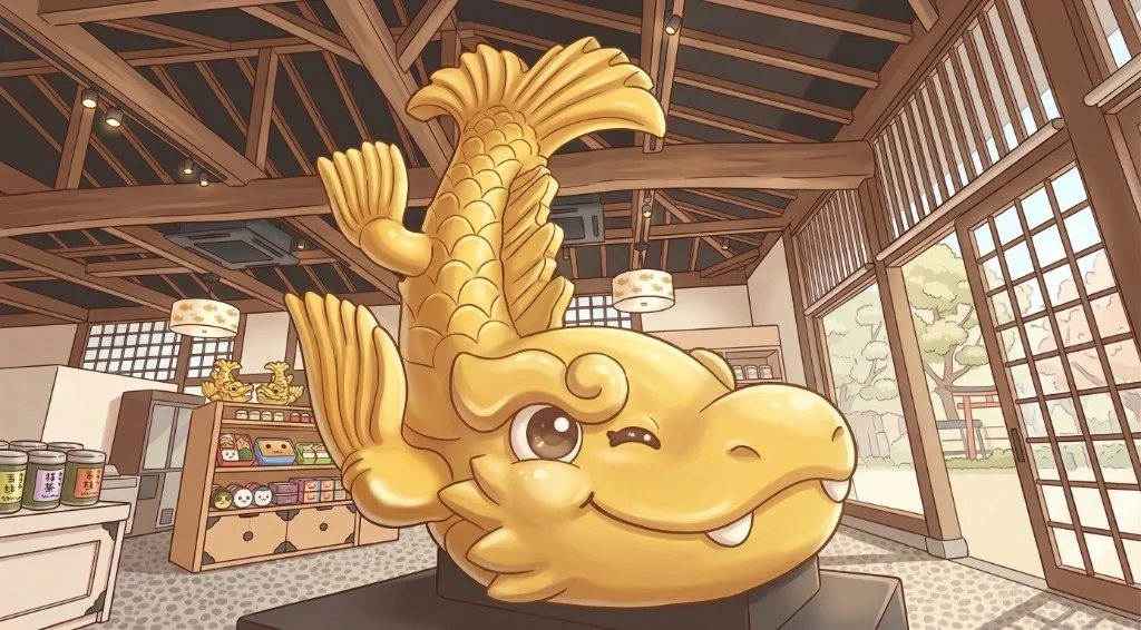 AIが描いた金の鯱