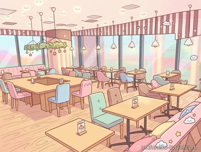 アトリエカフェのイラスト