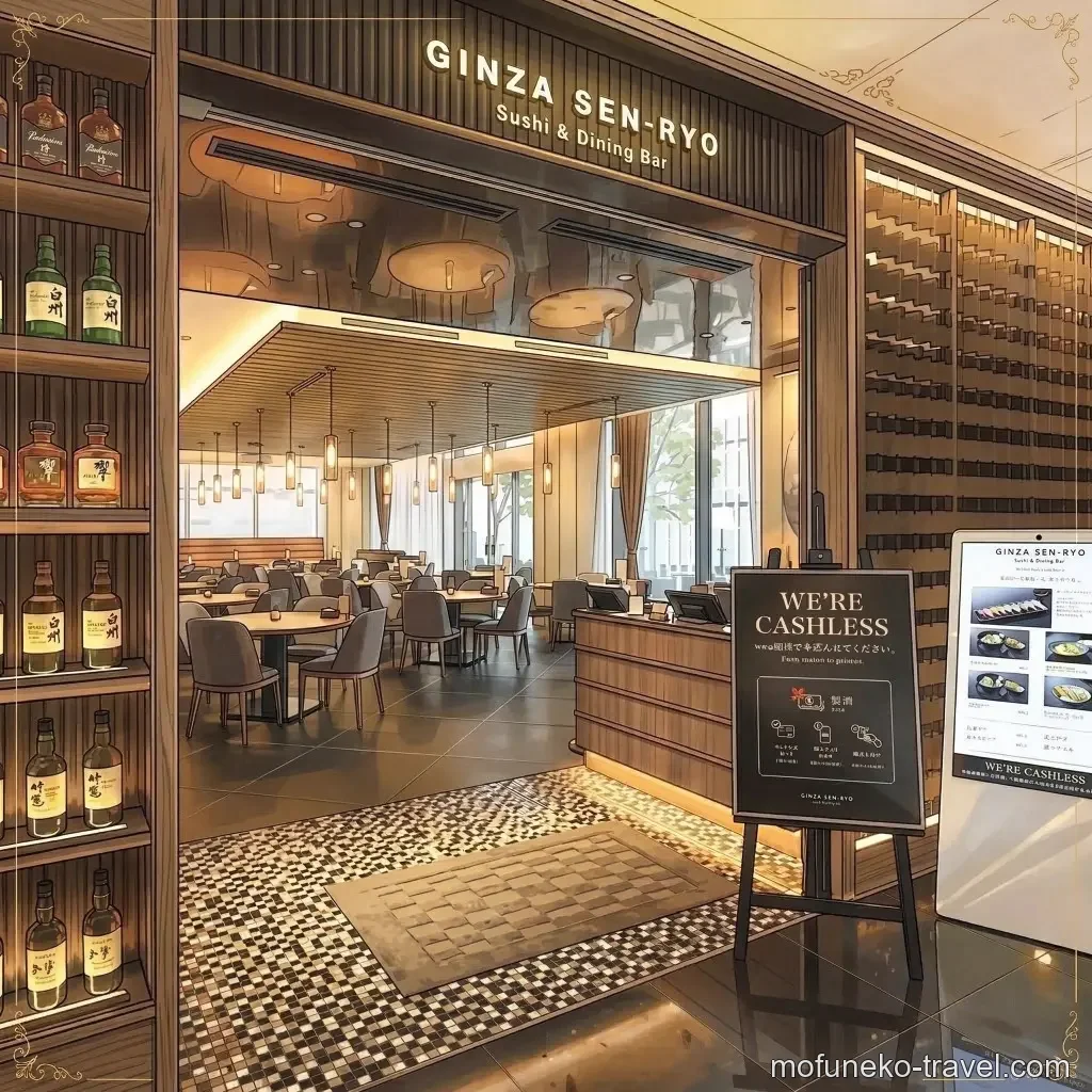 GINZA SEN-RYO Sushi & Dining Bar 入口