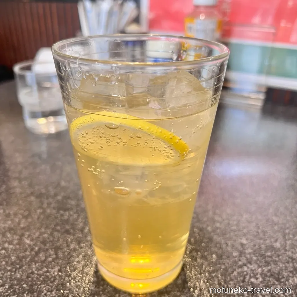 シュワっと爽快なレモンスカッシュ