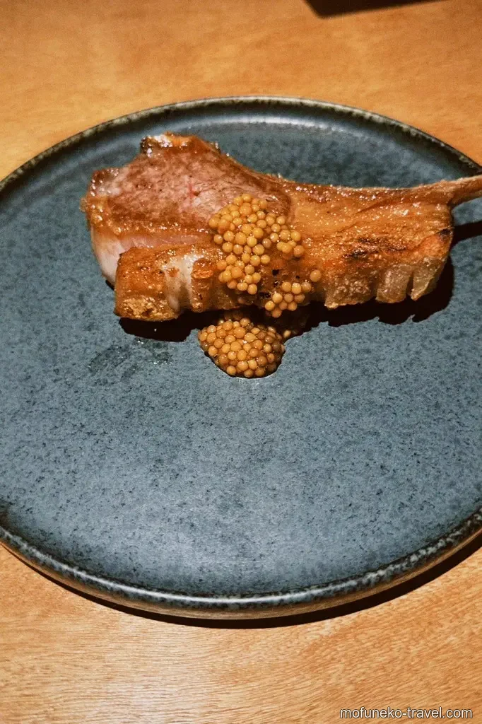 網焼きラムチョップ