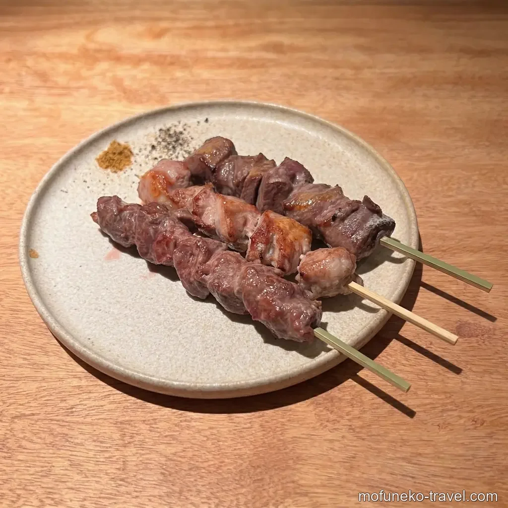 ラム串三種盛り合わせ