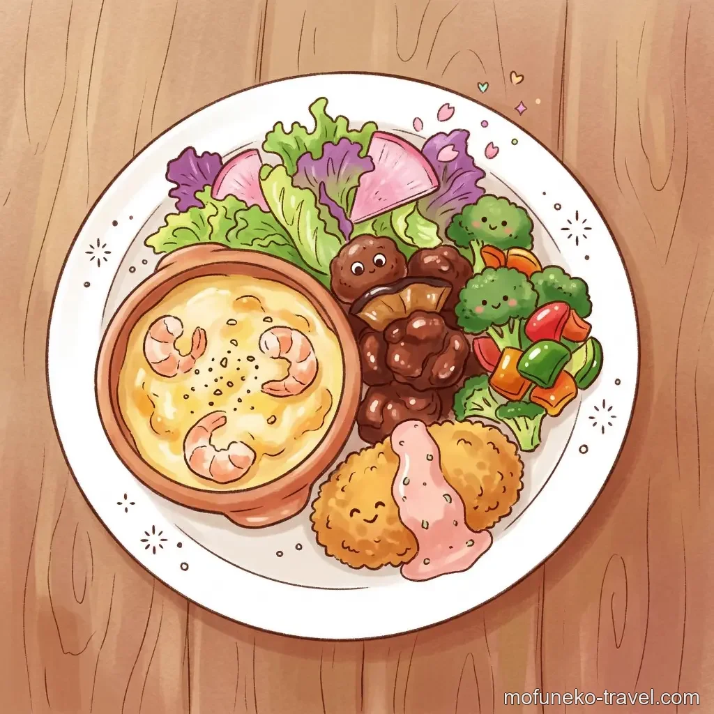 パステルの選べるデリプレートのイラスト