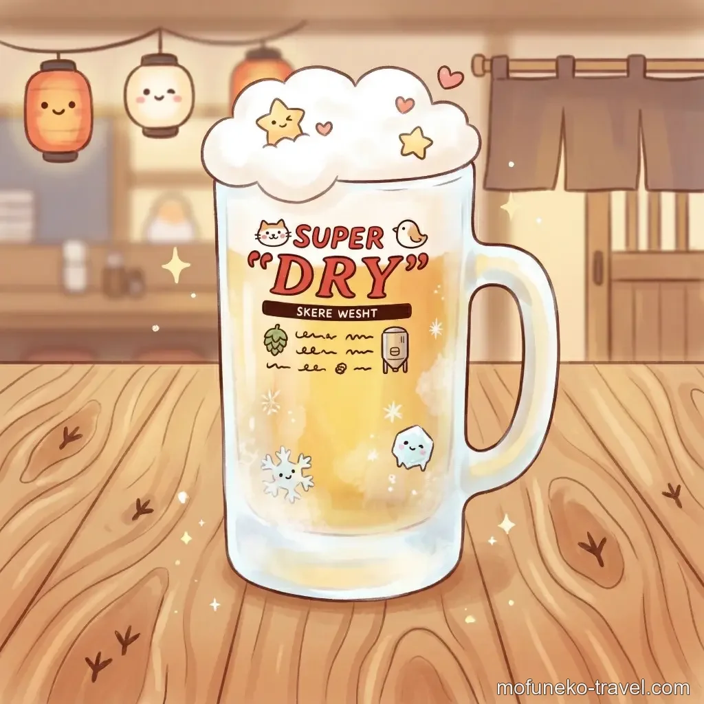 冷えた生ビールイラスト