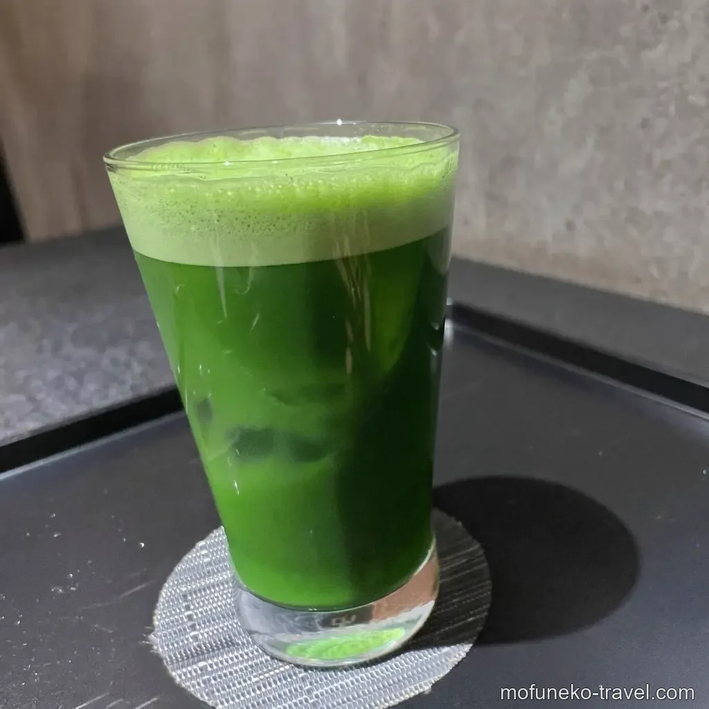 鮮やかな抹茶のグラッセ