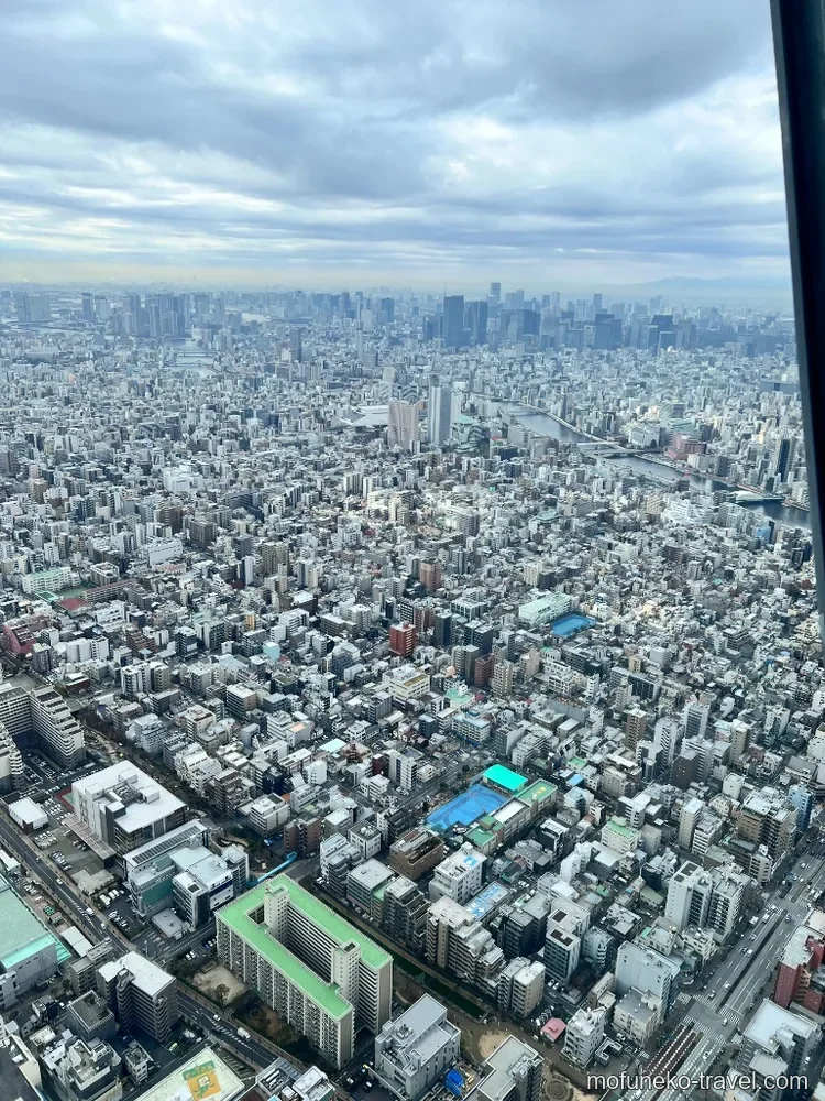 SKYTREE CAFEから見下ろす東京の絶景